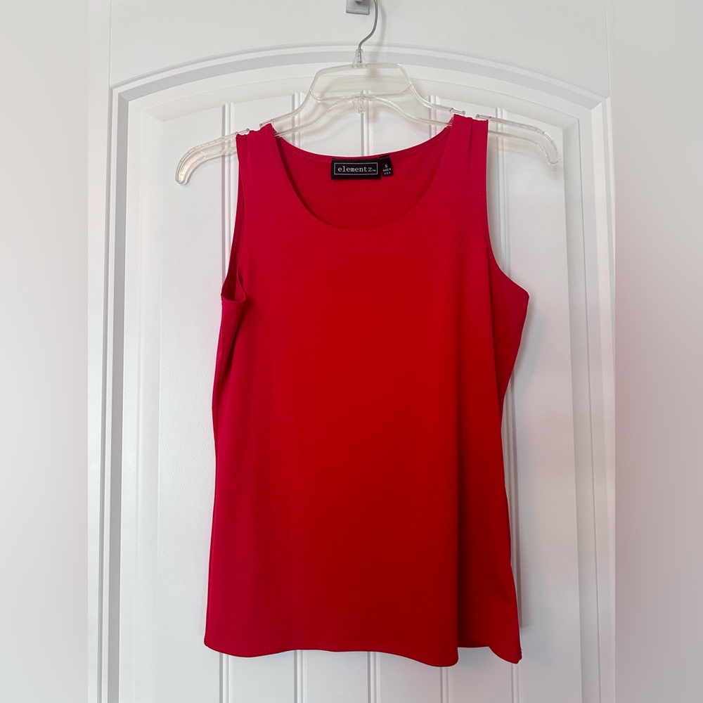 Dressy red tank